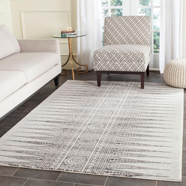 Safavieh Evoke 226 Ivory / Grey-Area Rug-Safavieh-The Rug Truck