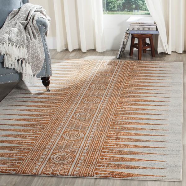 Safavieh Evoke 226 Ivory / Orange-Area Rug-Safavieh-The Rug Truck