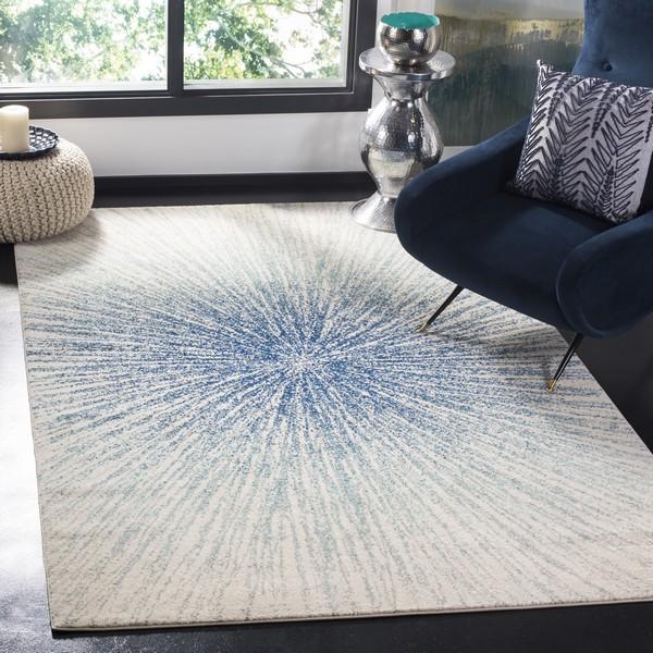 Safavieh Evoke 228 Royal / Ivory-Area Rug-Safavieh-The Rug Truck