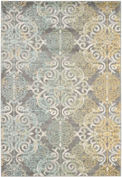 Safavieh Evoke 230 Grey / Ivory-Area Rug-Safavieh-The Rug Truck