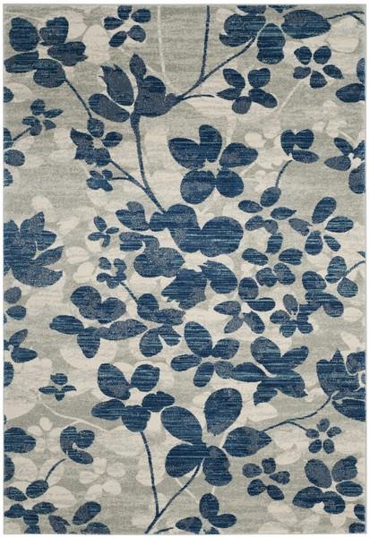 Safavieh Evoke 236 Grey / Light Blue-Area Rug-Safavieh-The Rug Truck