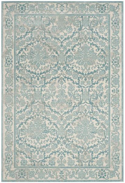 Safavieh Evoke 242 Ivory / Light Blue-Area Rug-Safavieh-The Rug Truck