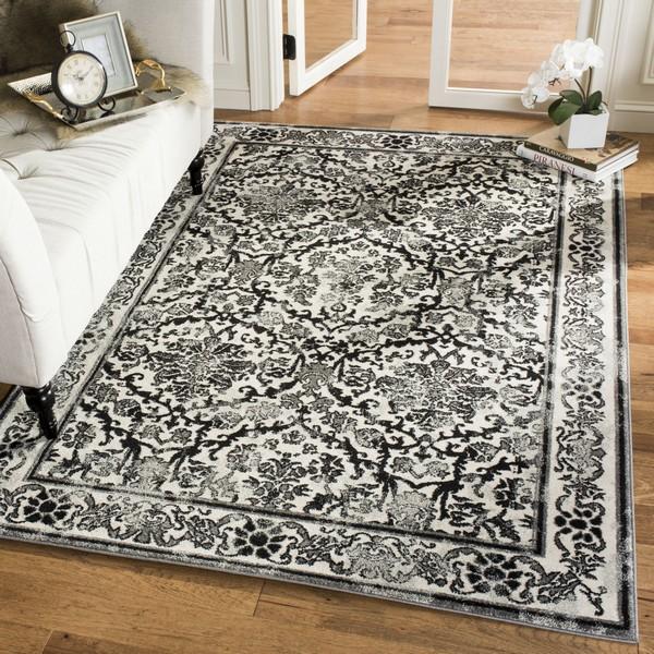 Safavieh Evoke 242 Ivory / Grey-Area Rug-Safavieh-The Rug Truck
