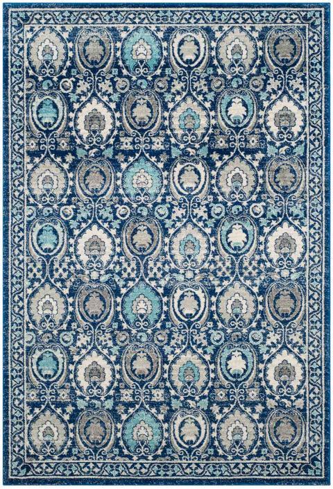 Safavieh Evoke 251 Blue / Ivory-Area Rug-Safavieh-The Rug Truck