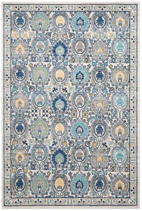 Safavieh Evoke 251 Ivory / Grey-Area Rug-Safavieh-The Rug Truck