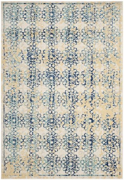 Safavieh Evoke 262 Ivory / Blue-Area Rug-Safavieh-The Rug Truck