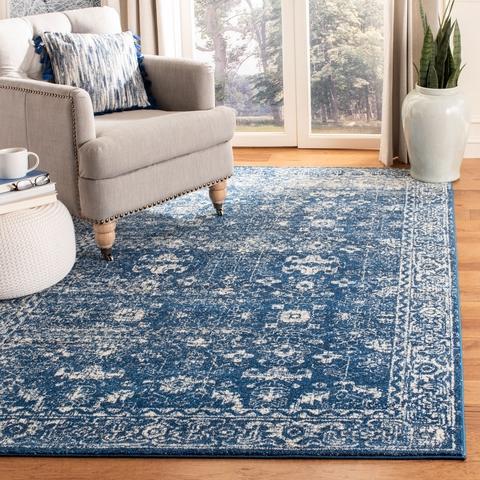 Safavieh Evoke 270 Navy / Ivory-Area Rug-Safavieh-The Rug Truck