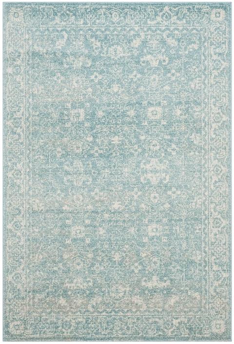 Safavieh Evoke 270 Light Blue / Ivory-Area Rug-Safavieh-The Rug Truck