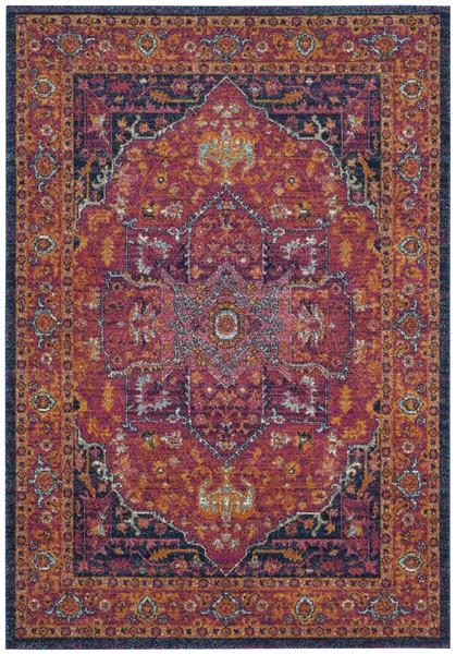 Safavieh Evoke 275 Fuchsia / Orange-Area Rug-Safavieh-The Rug Truck