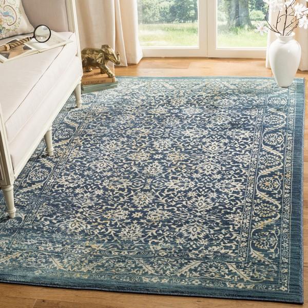 Safavieh Evoke 507 Navy / Gold-Area Rug-Safavieh-The Rug Truck