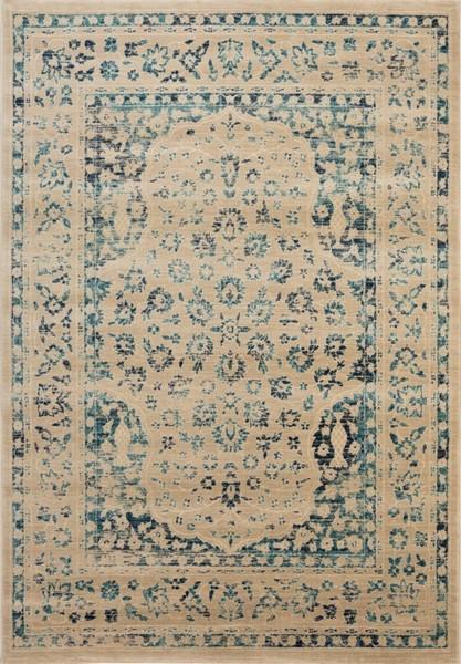 Safavieh Evoke 508 Beige / Turquoise-Area Rug-Safavieh-The Rug Truck