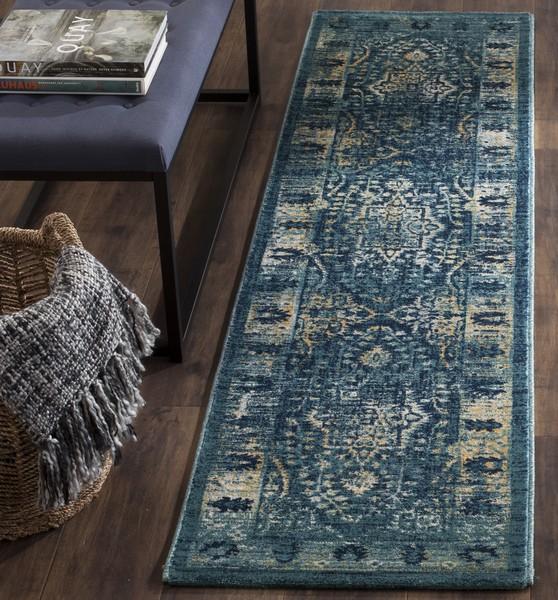 Safavieh Evoke 509 Navy / Gold-Area Rug-Safavieh-The Rug Truck