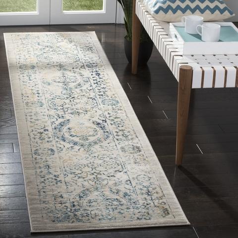 Safavieh Evoke 513 Beige / Turquoise-Area Rug-Safavieh-The Rug Truck