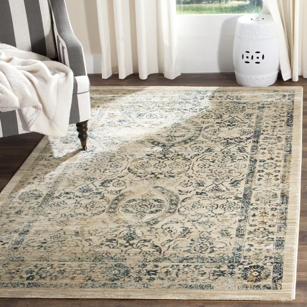 Safavieh Evoke 513 Beige / Turquoise-Area Rug-Safavieh-The Rug Truck