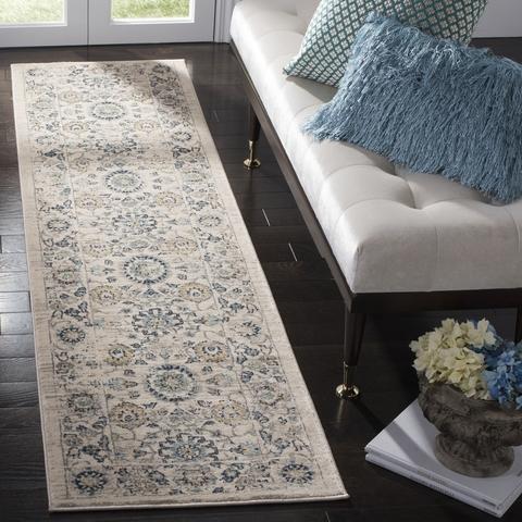 Safavieh Evoke 515 Beige / Turquoise-Area Rug-Safavieh-The Rug Truck