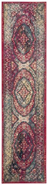 Safavieh Evoke 518 Fuchsia / Ivory-Area Rug-Safavieh-The Rug Truck