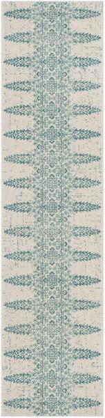 Safavieh Evoke 521 Ivory / Teal-Area Rug-Safavieh-The Rug Truck