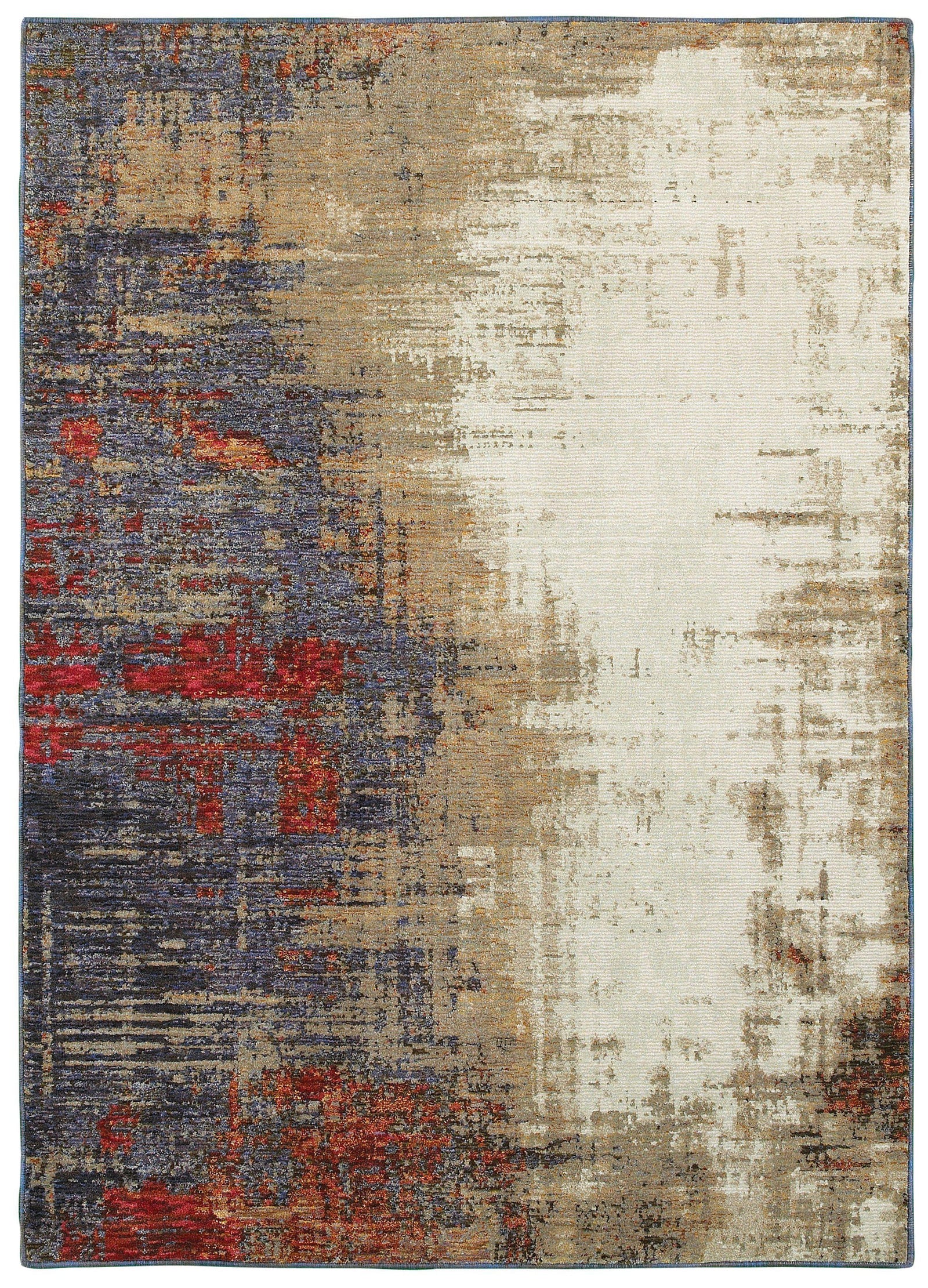Evolution - 8001A - Ivory/Multi-Area Rug-Oriental Weavers-The Rug Truck