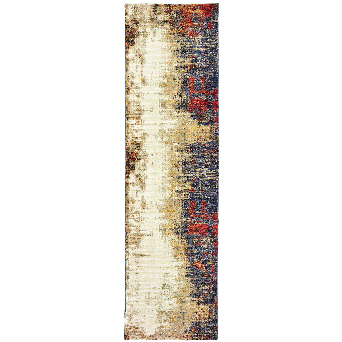 Evolution - 8001A - Ivory/Multi-Area Rug-Oriental Weavers-The Rug Truck