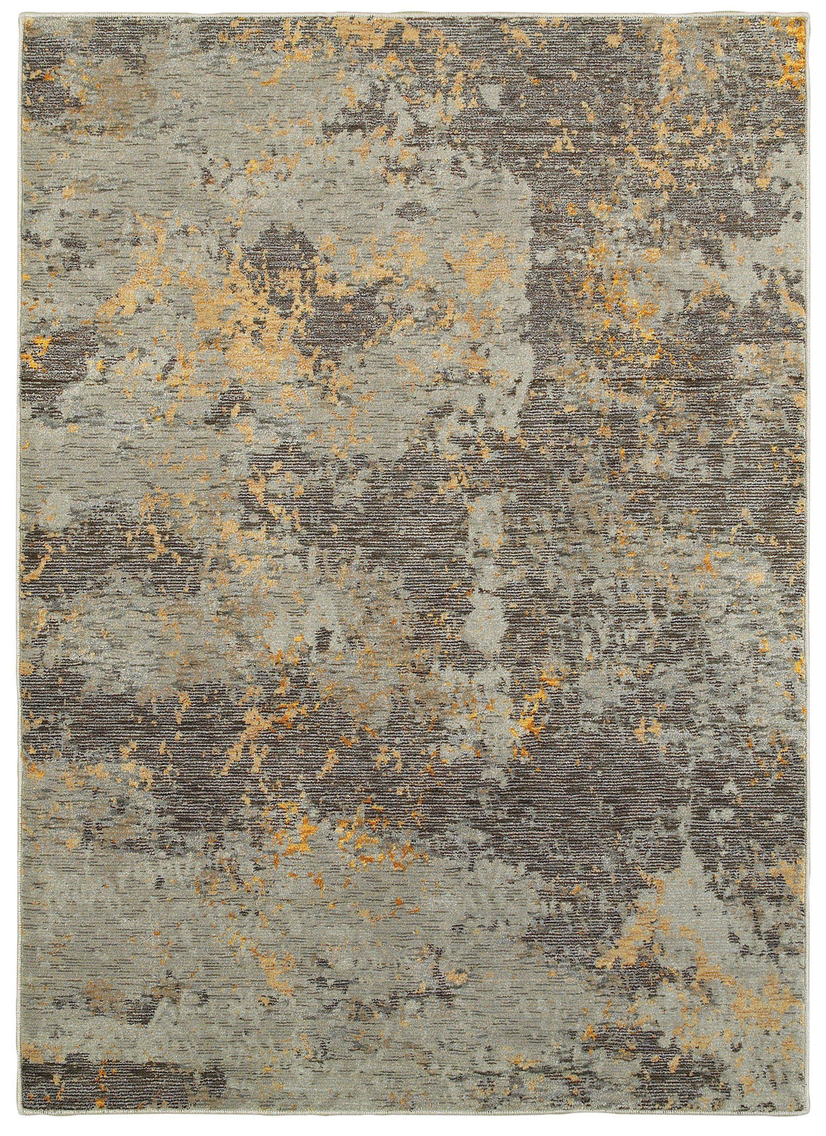 Evolution - 8025B - Grey/Gold-Area Rug-Oriental Weavers-The Rug Truck