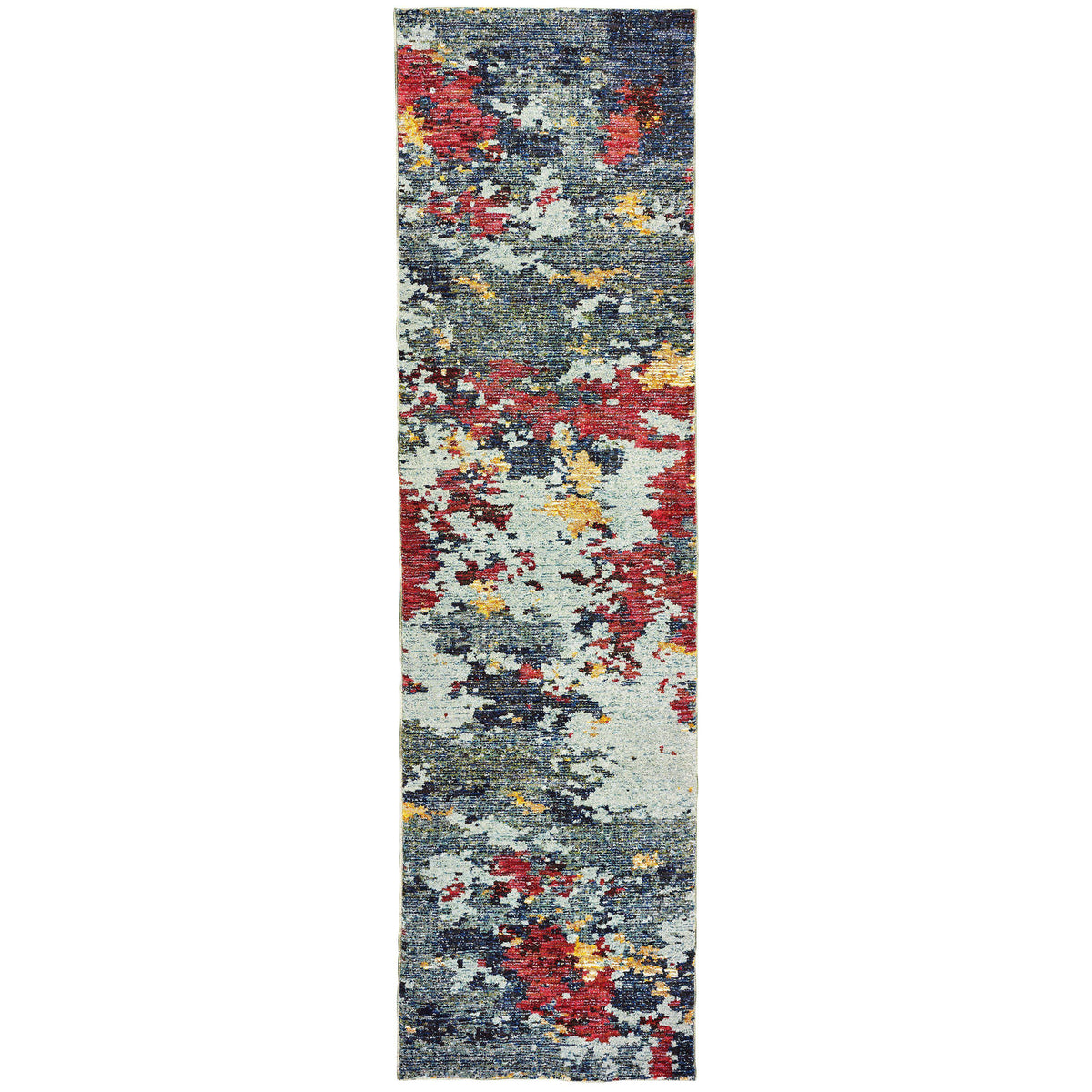 Evolution - 8036C - Blue/Red-Area Rug-Oriental Weavers-The Rug Truck