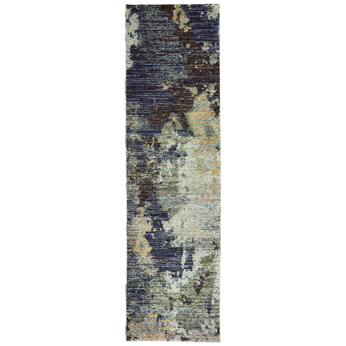 Evolution - 8049B - Navy/Blue-Area Rug-Oriental Weavers-The Rug Truck