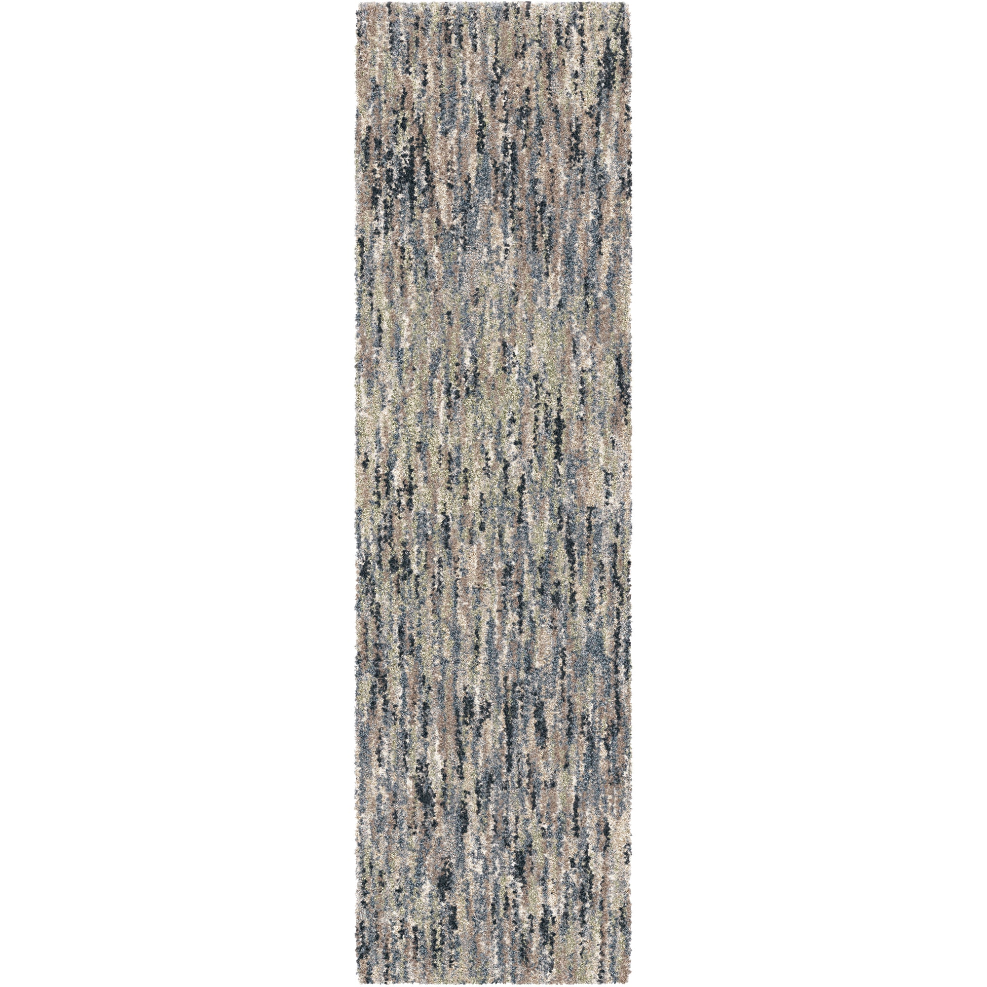 Palmetto Living Next Generation Multi solid Muted Blue Area Rug - 7'10" x 10'10"