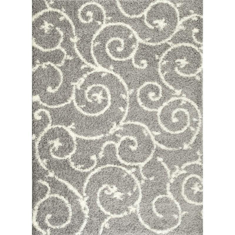 Florida 2323 Gray Area Rug-Area Rug-World Rug Gallery-3'3" x 5'-The Rug Truck