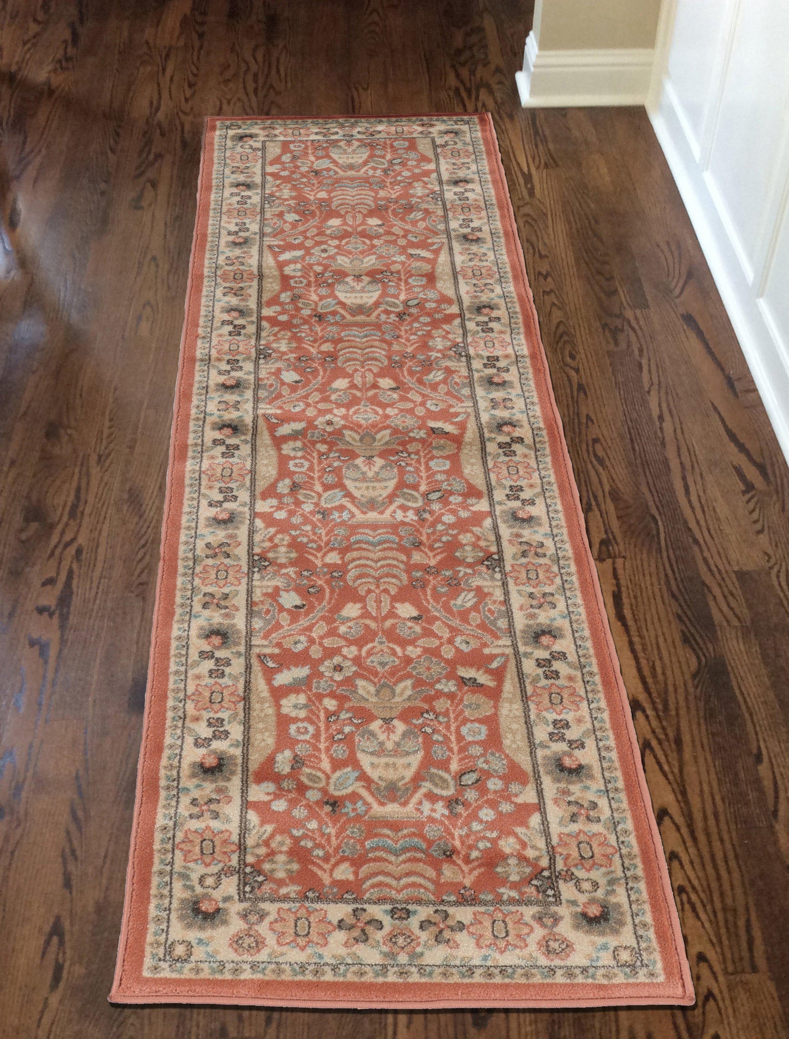 Lazio 03 Terracotta Area Rug-Area Rug-The Rug Truck-3'3 x 4'11-The Rug Truck