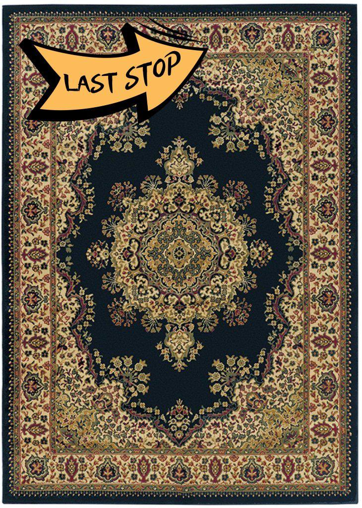 Genevieve 1191 Black Area Rug 33 X 411