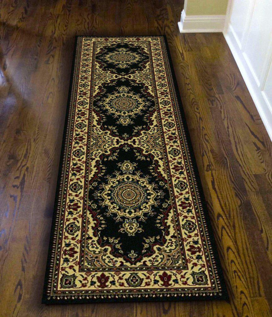 Genevieve 1191 Black Area Rug