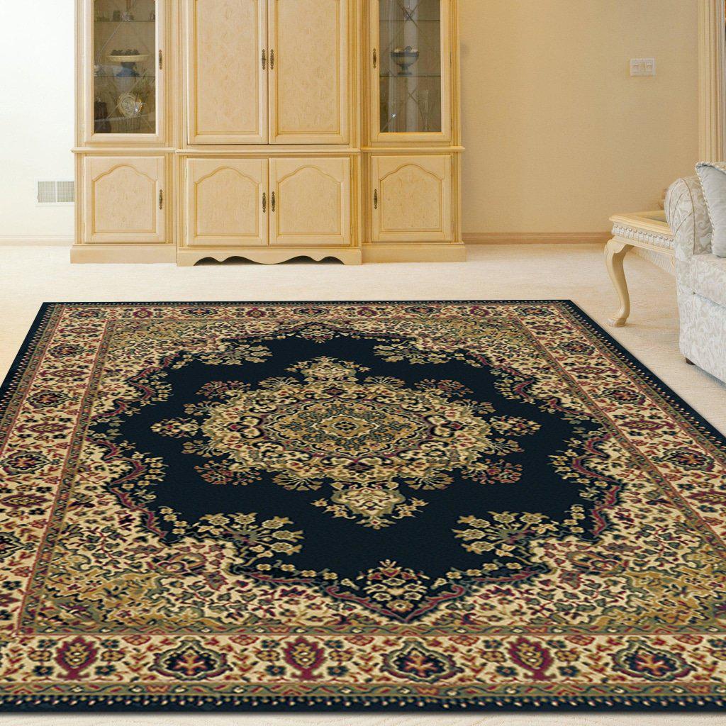 Genevieve 1191 Black Area Rug