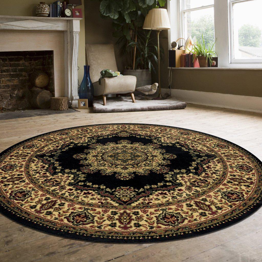Genevieve 1191 Black Area Rug