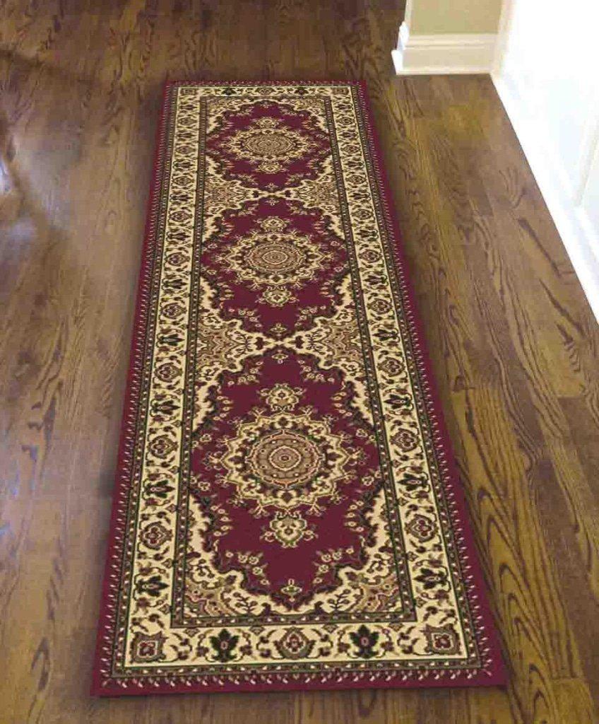 Genevieve 1191 Burgundy Area Rug