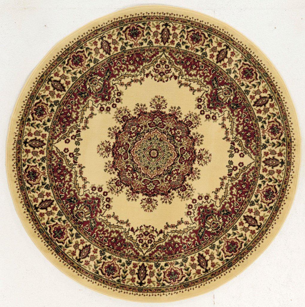 Genevieve 1191 Ivory Area Rug 53 Round