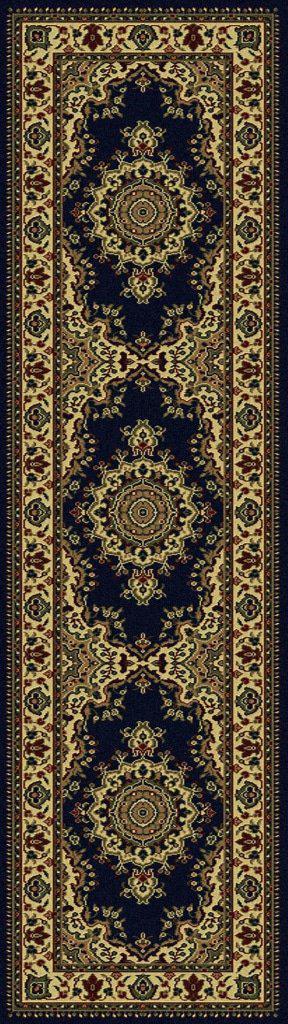 Genevieve 1191 Navy Area Rug 22 X 77