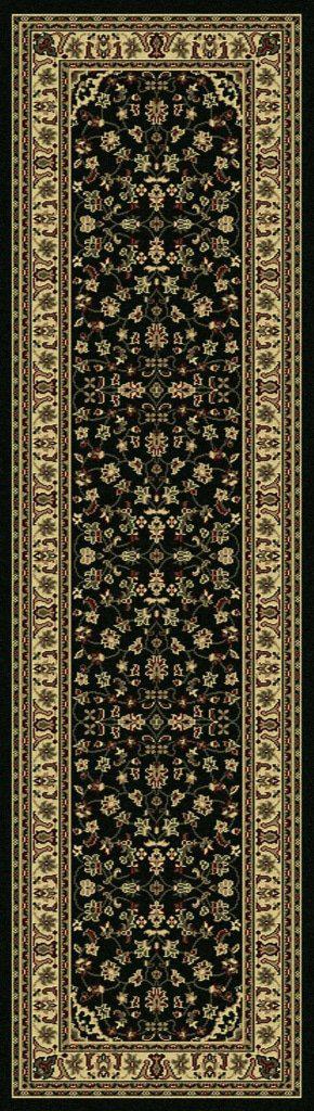 Genevieve 953 Black Area Rug 22 X 77