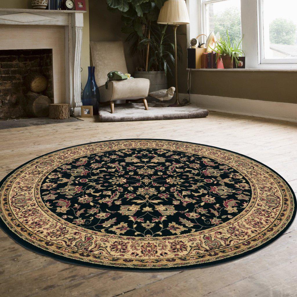 Genevieve 953 Black Area Rug