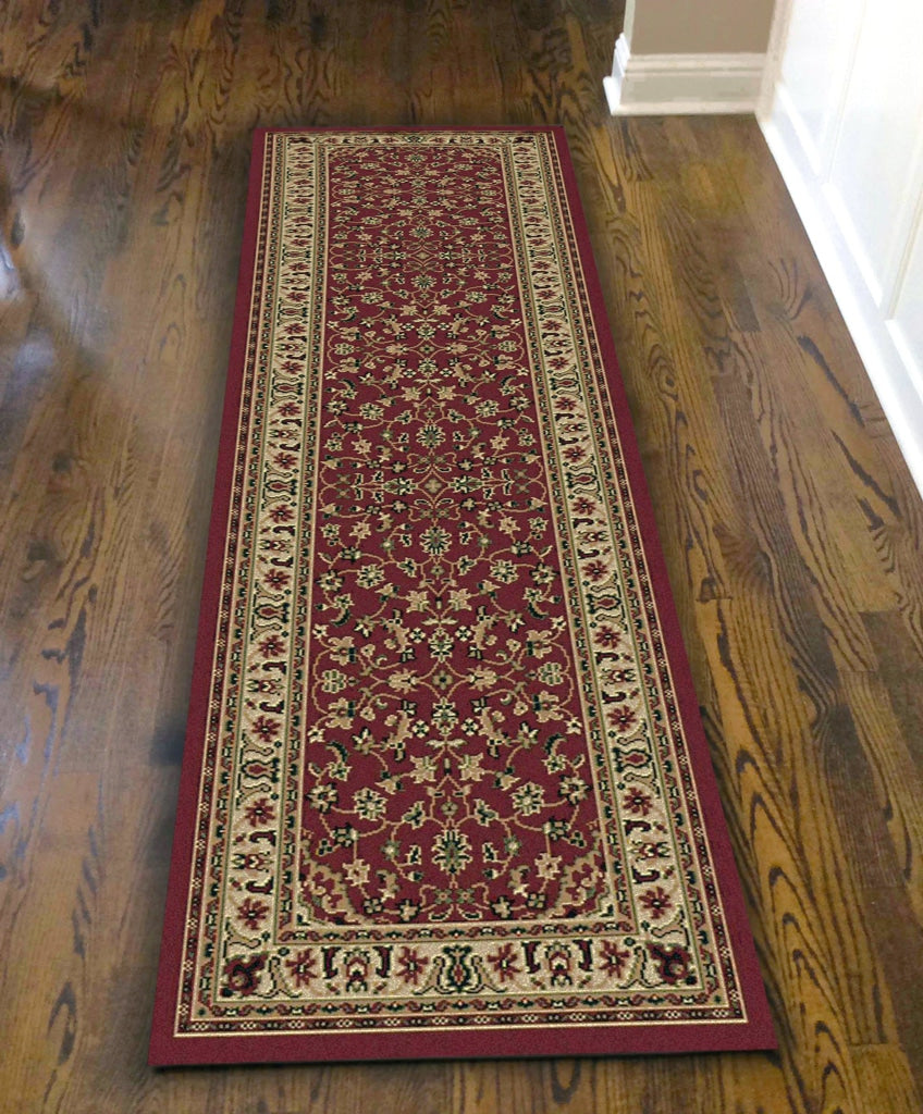 Genevieve 953 Burgundy Area Rug