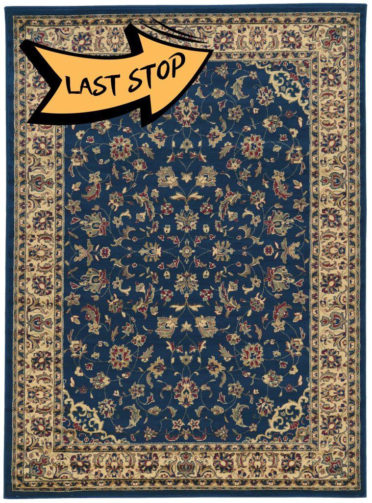 Genevieve 953 Navy Area Rug 33 X 411