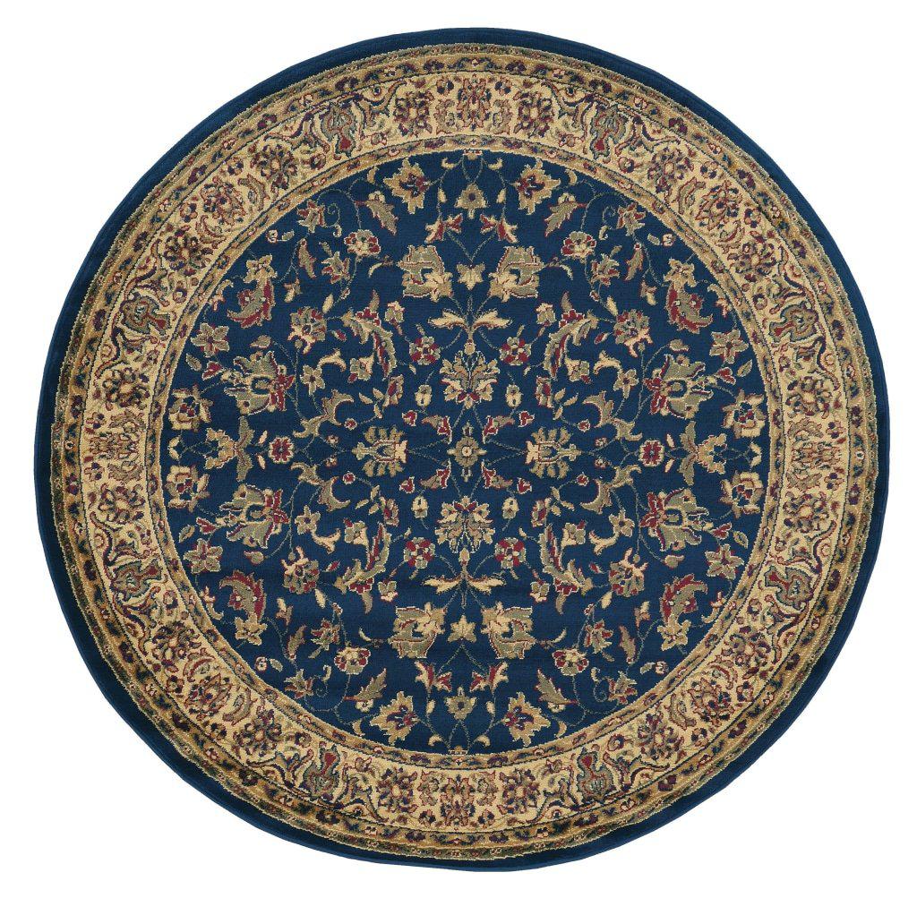 Genevieve 953 Navy Area Rug 53 Round