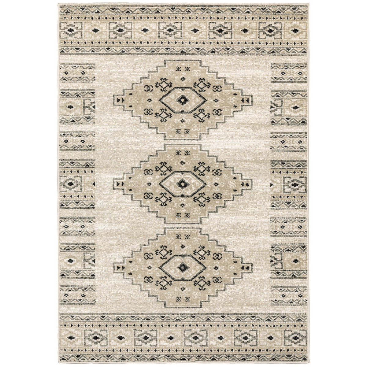 The Rug Truck Savannah 643a Ivory Area Rug (7&#39;10&quot; X 10&#39;)