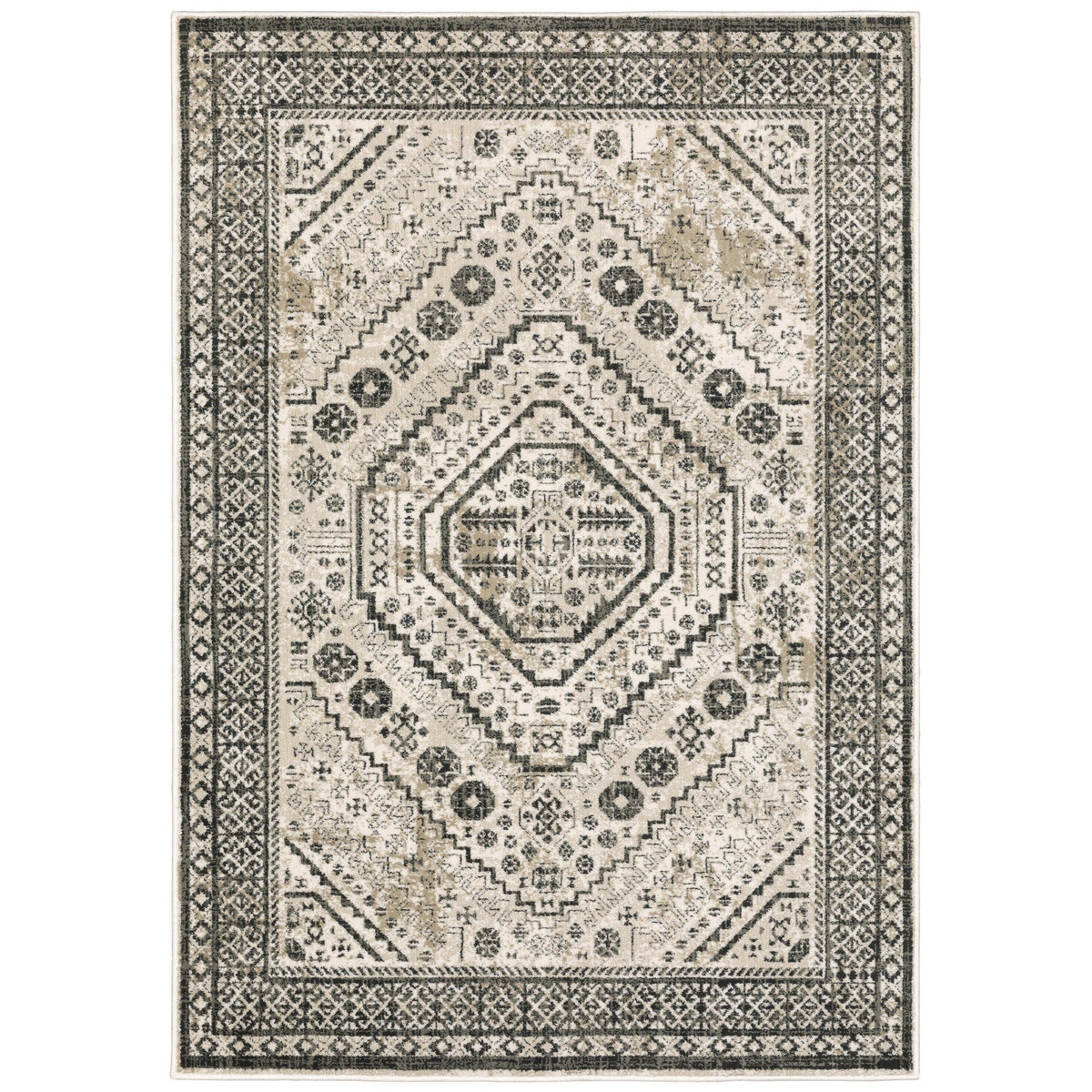 The Rug Truck Savannah 659c Ivory Area Rug (7&#39;10&quot; X 10&#39;)