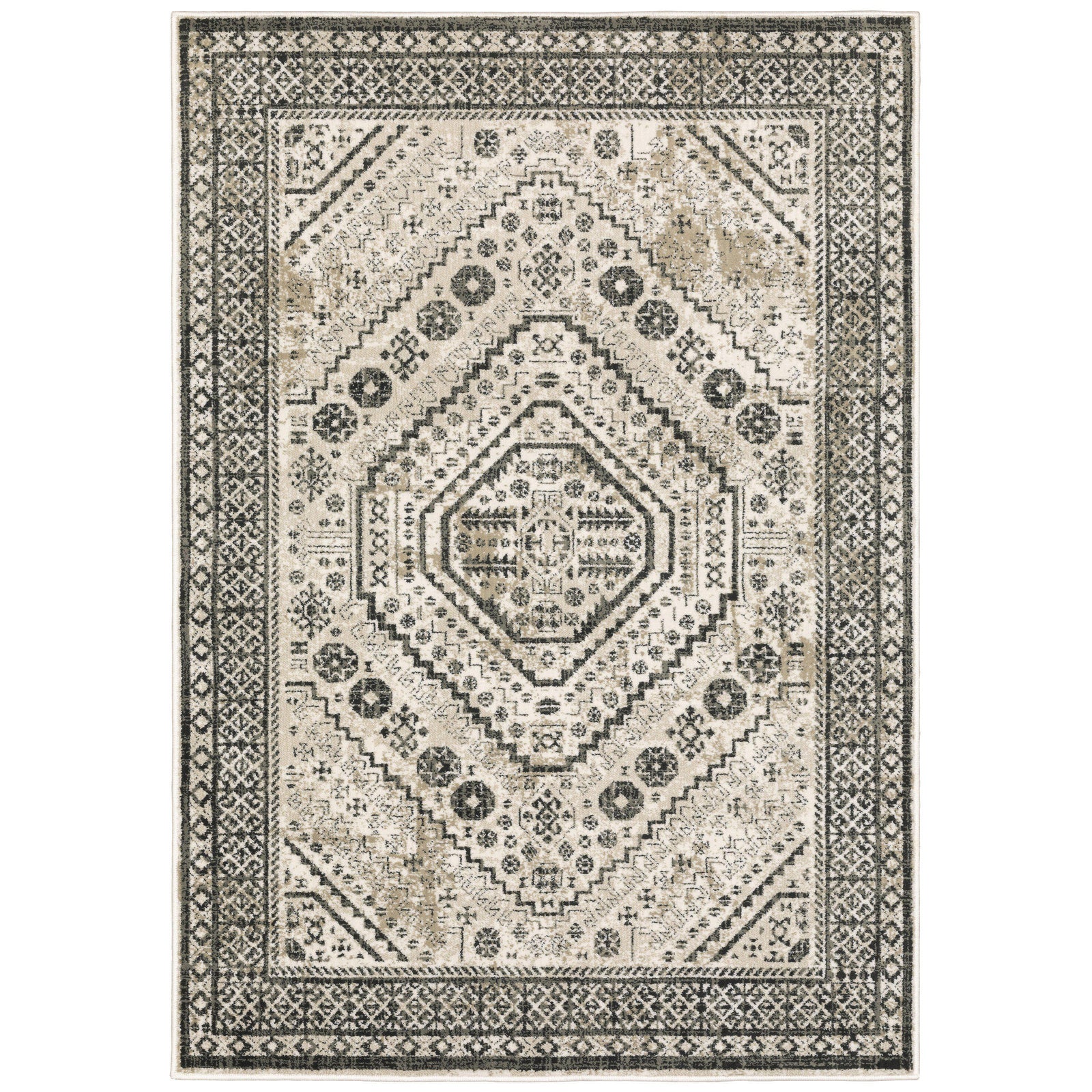 The Rug Truck Savannah 659c Ivory Area Rug (7'10" X 10')