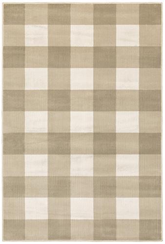 The Rug Truck Savannah 678a Beige Area Rug (7'10" X 10')