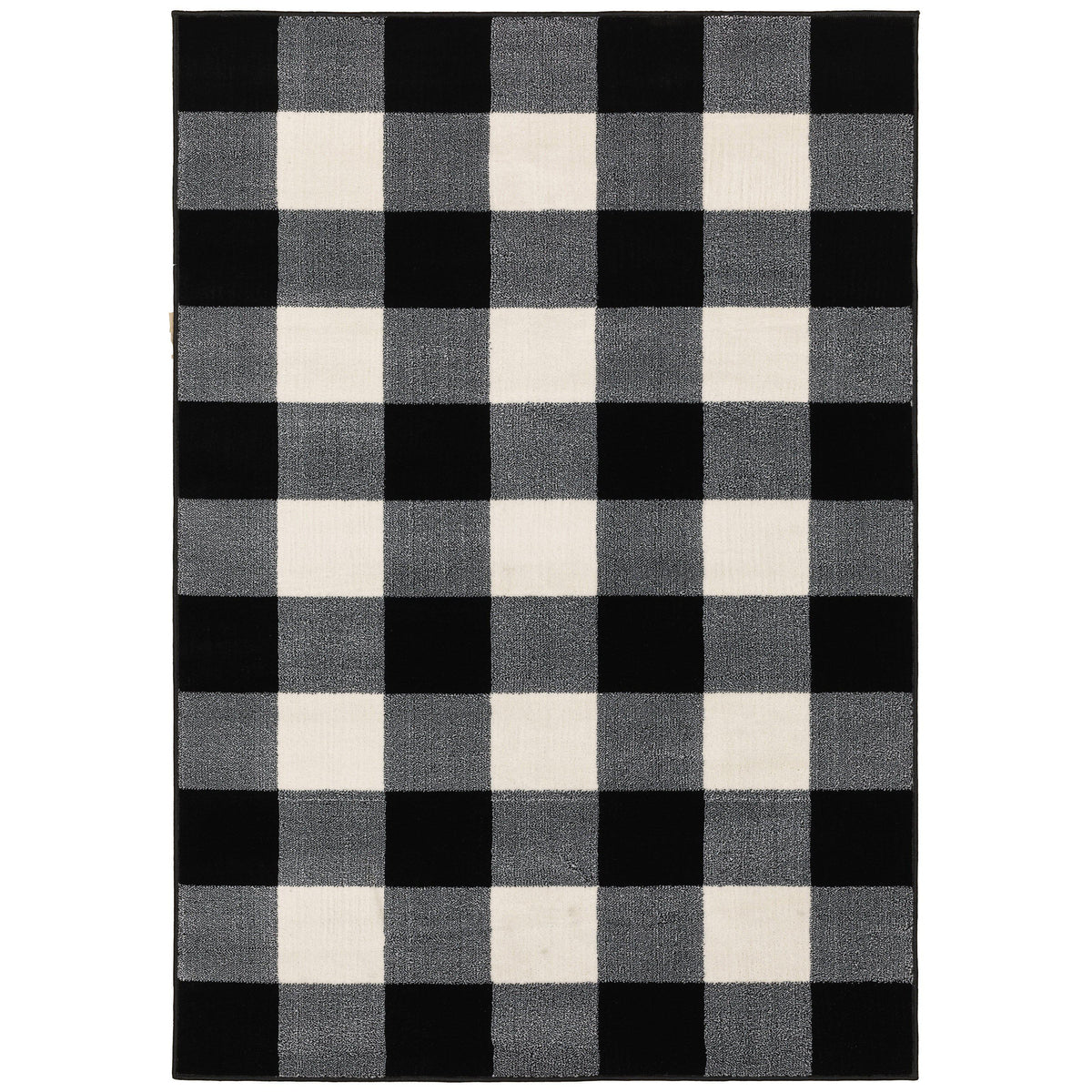 The Rug Truck Savannah 678d Black Area Rug (7&#39;10&quot; X 10&#39;)