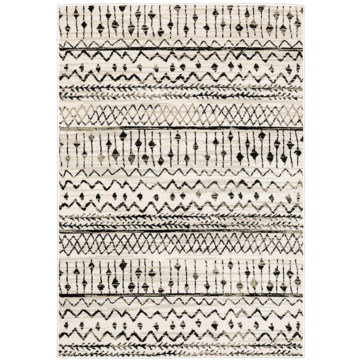 The Rug Truck Savannah 8826e Ivory Area Rug (7&#39;10&quot; X 10&#39;)