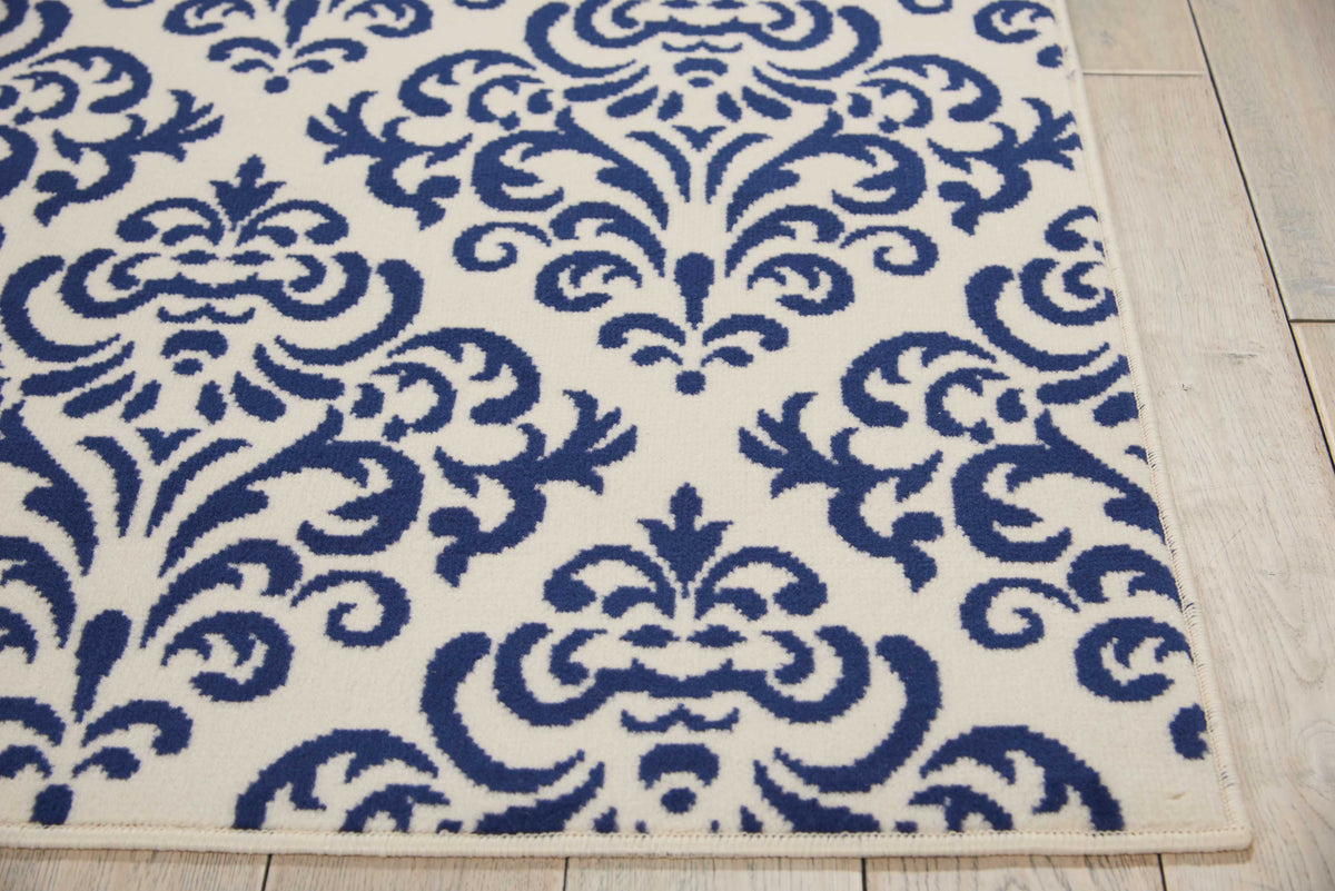 Grafix GRF06 White Blue Area Rug-Area Rug-Nourison-The Rug Truck