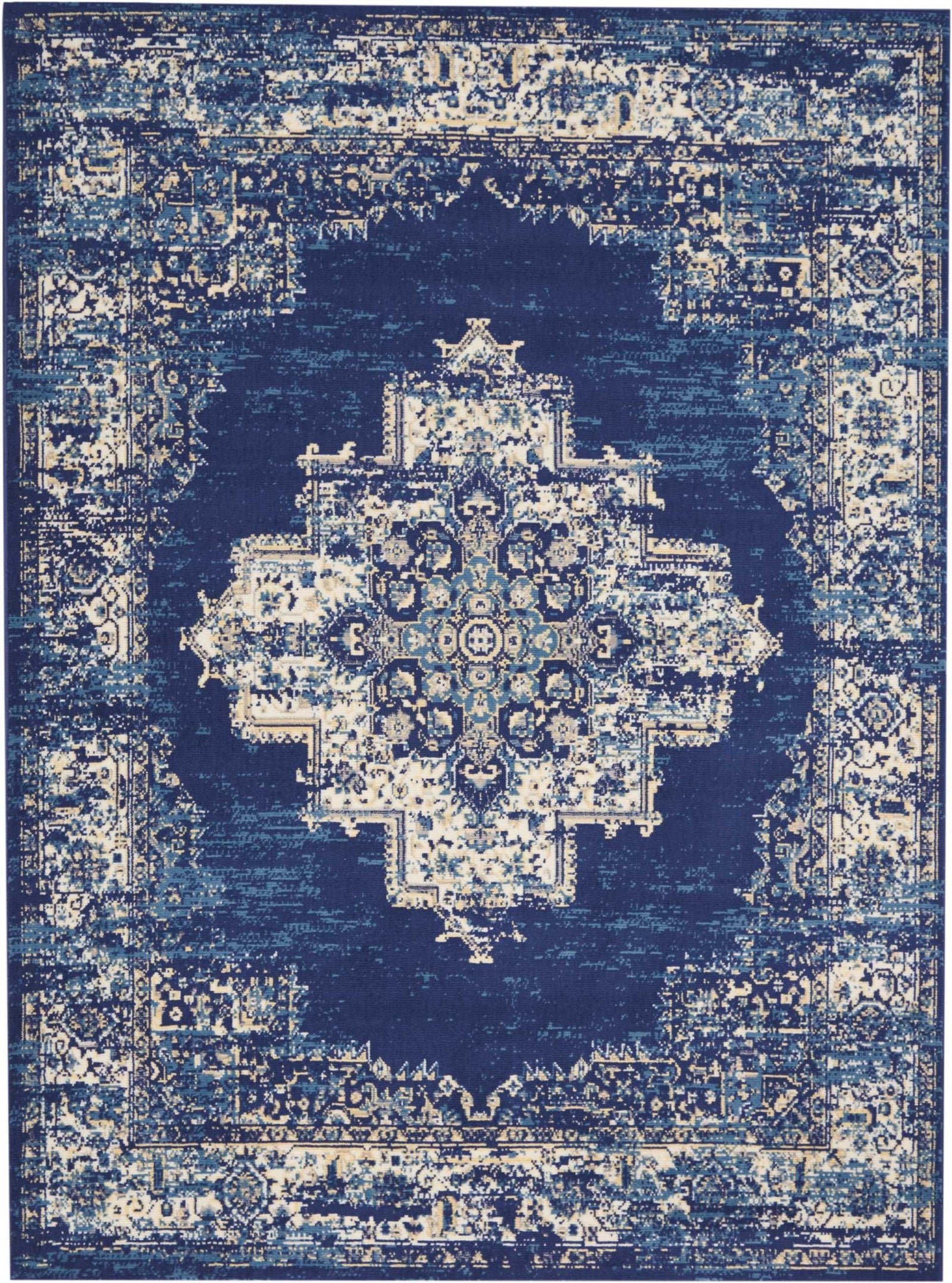 Grafix GRF14 Navy Blue Area Rug-Area Rug-Nourison-The Rug Truck