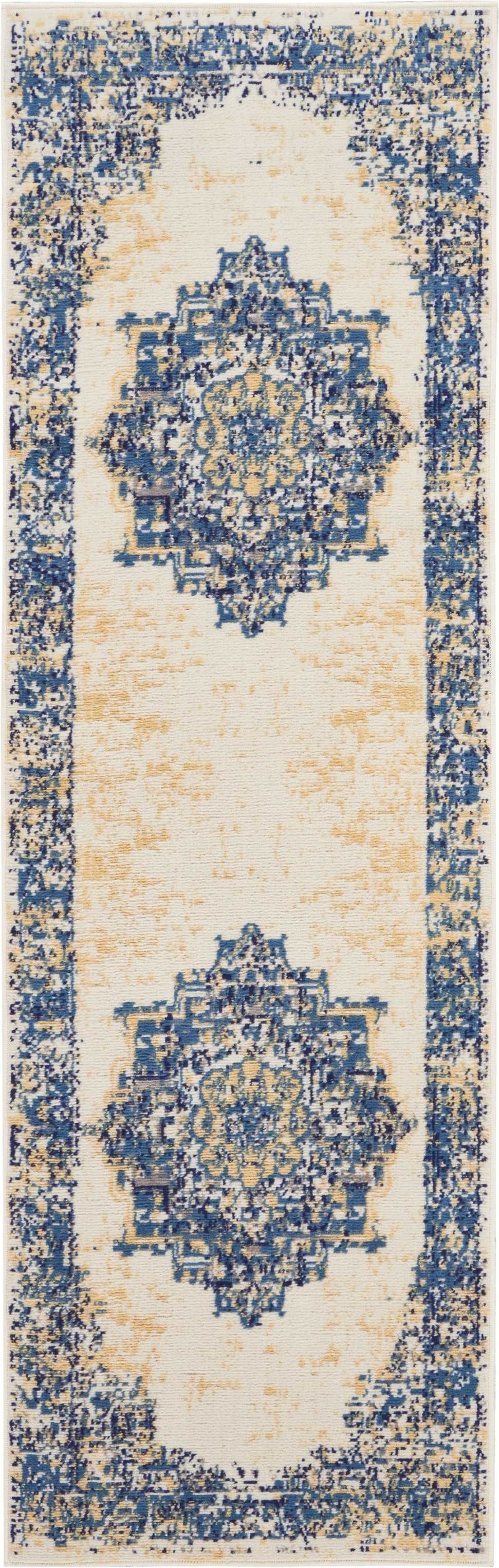 Grafix GRF14 White Area Rug-Area Rug-Nourison-The Rug Truck